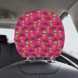 Alien Pattern Print Design 03 Car Headrest Cover
