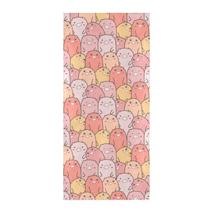 Pig Pattern Print Design 04 Beach Towel