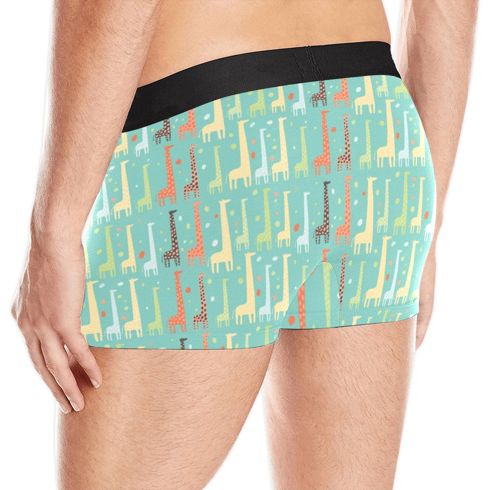 Giraffe Pattern Print Design 01 Men's All Over Print Boxer Briefs Men's Underwear