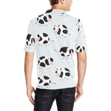 Cute cows pattern Men's All Over Print Polo Shirt
