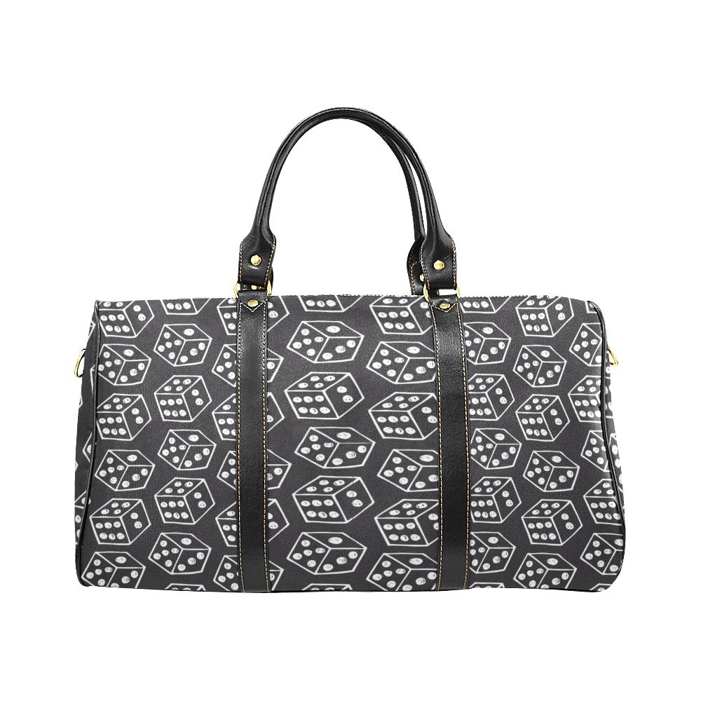 Dice Pattern Print Design 01 Travel Bag