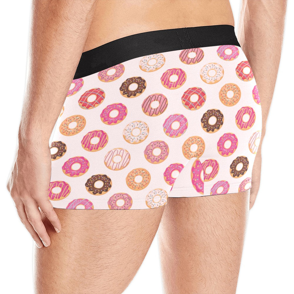 Colorful donut pattern Men's All Over Print Boxer Briefs Men's Underwear