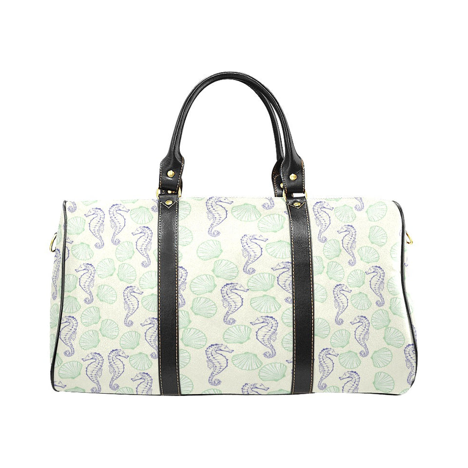 Seahorse shell pattern Travel Bag