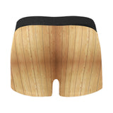 Wood Printed Pattern Print Design 05 Men's All Over Print Boxer Briefs Men's Underwear