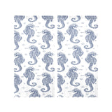 Seahorse pattern background Gauze Curtain