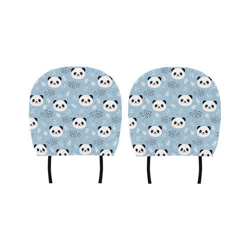Cute panda pattern Car Headrest Cover