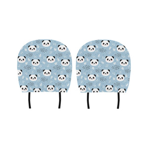 Cute panda pattern Car Headrest Cover