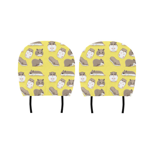 Cute Hamster pattern Car Headrest Cover