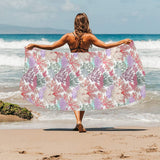 Coral Reef Pattern Print Design 03 Beach Towel