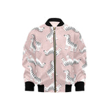 Cute zebra pattern Kids' Boys' Girls' Bomber Jacket