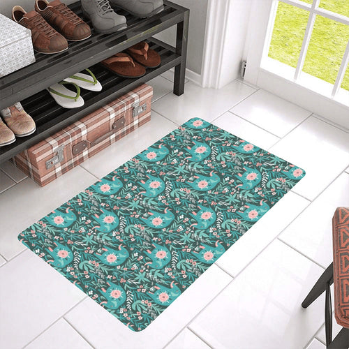 Elephants jungle pattern Doormat