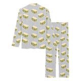Sandwich Pattern Print Design 05 Women's Long Pajama Set