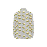 Sandwich Pattern Print Design 05 Women's Long Sleeve Polo Shirt
