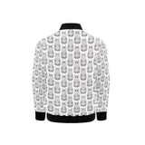 Hippopotamus Pattern Print Design 05 Kids' Boys' Girls' Bomber Jacket