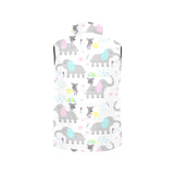 Cute elephant mouse pattern Women's Padded Vest