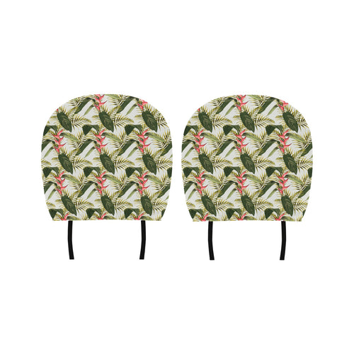 heliconia pattern Car Headrest Cover