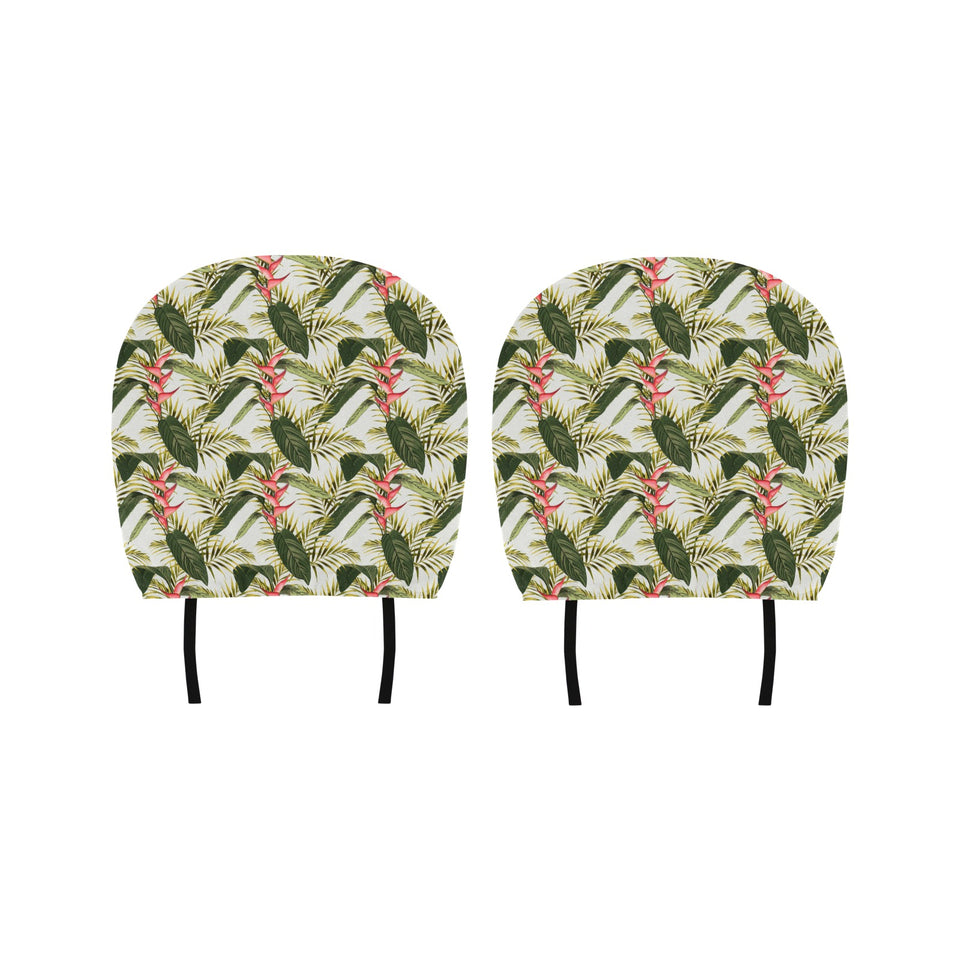 heliconia pattern Car Headrest Cover