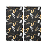 saxophone design pattern Gauze Curtain