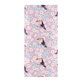 Beautiful toucan flower leaves Beach Towel