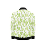 Green Peas Pattern Print Design 03 Kids' Boys' Girls' Bomber Jacket