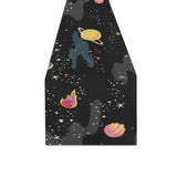 space pattern Table Runner
