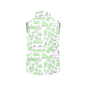 Chemistry Periodic Table Pattern Print Design 03 Men's Padded Vest