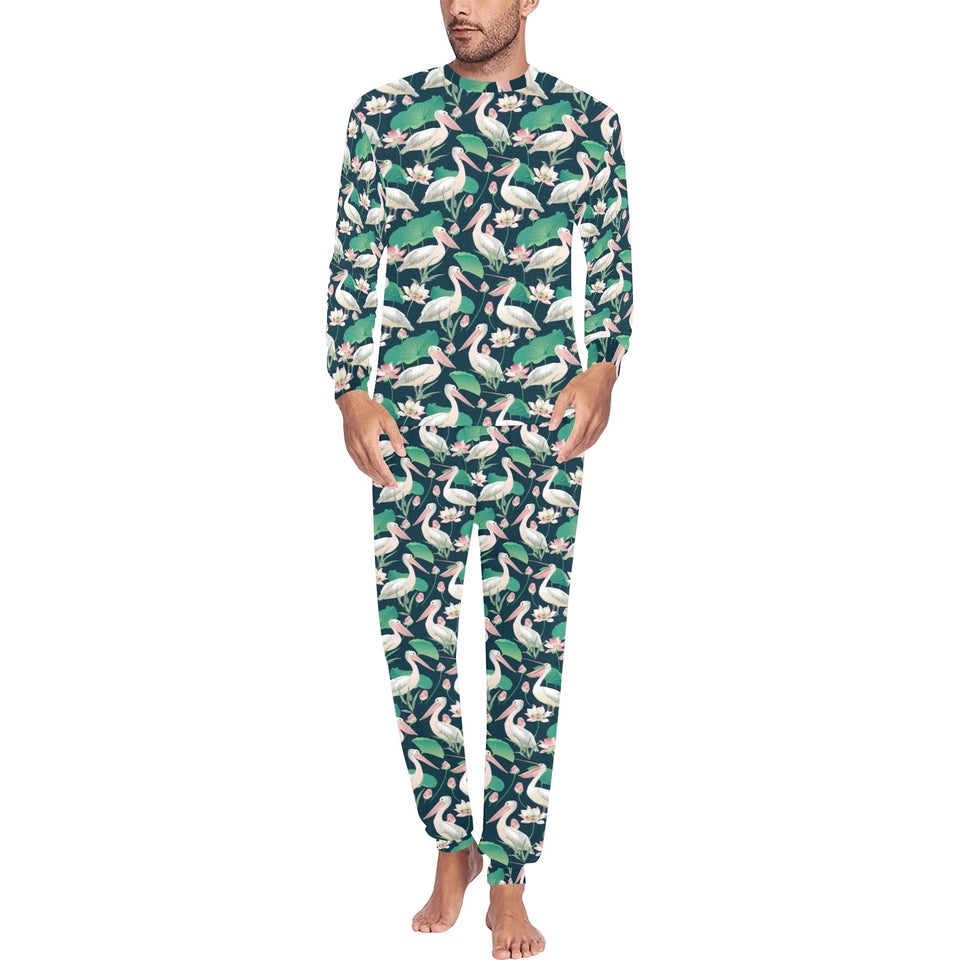 Pelican Pattern Print Design 03 Men's All Over Print Pajama