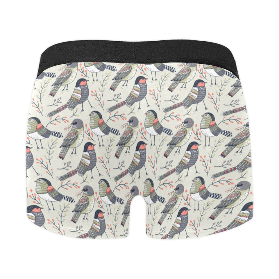 Pigeon Pattern Print Design 04 Men's All Over Print Boxer Briefs Men's Underwear
