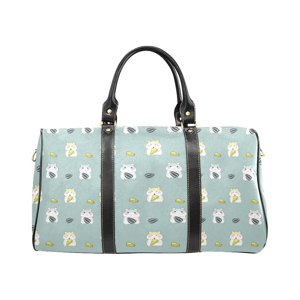 Cute hamster cheese pattern Travel Bag