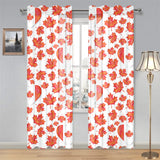 Canada Pattern Print Design 02 Gauze Curtain