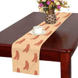 Sausage Pattern Print Design 03 Table Runner