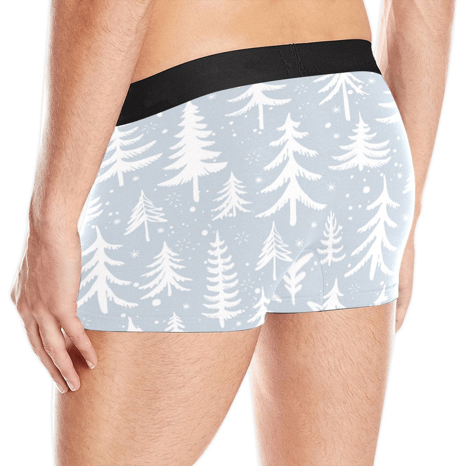 Christmas tree winter forest pattern Men's All Over Print Boxer Briefs Men's Underwear