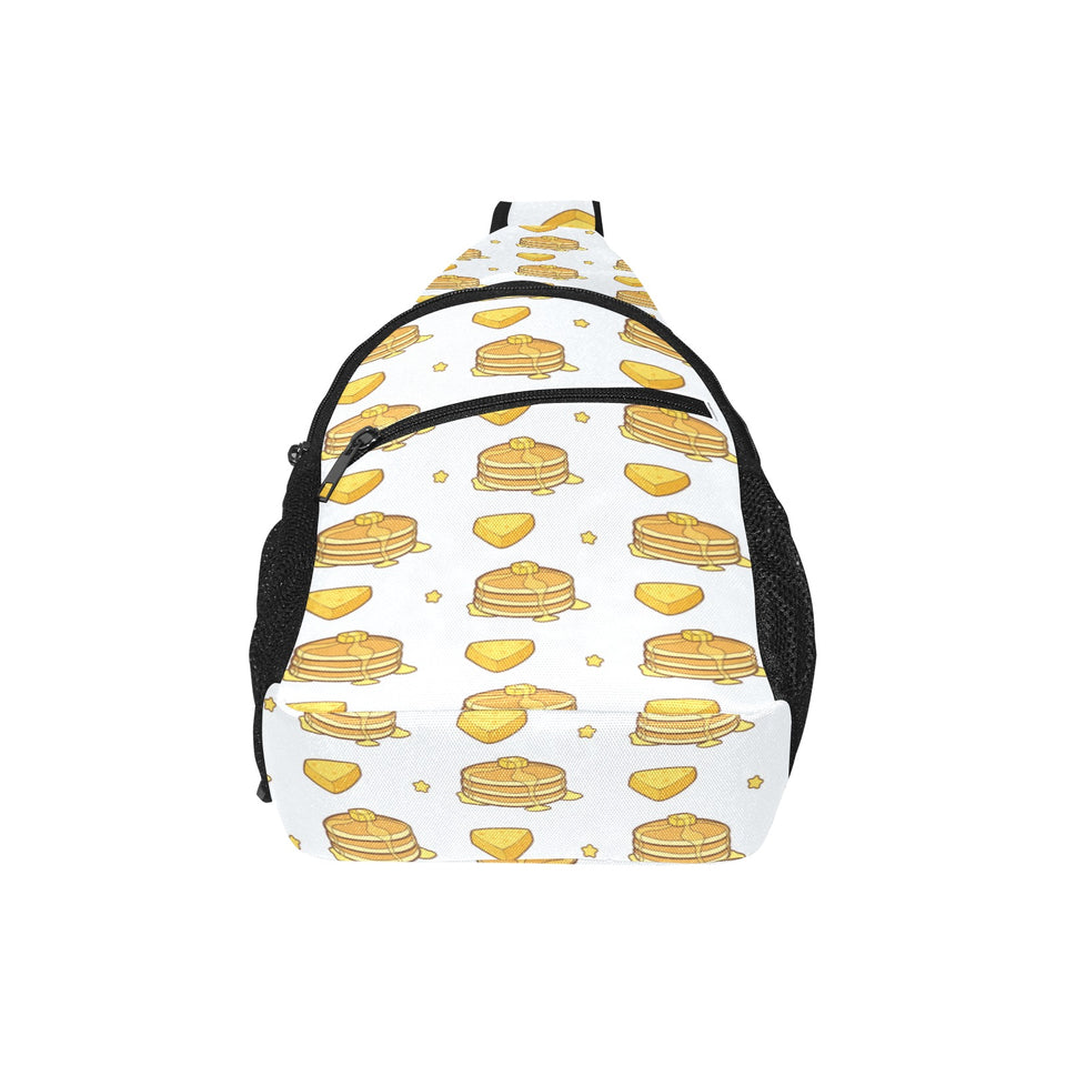 Pancake Pattern Print Design 03 All Over Print Chest Bag