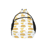 Pancake Pattern Print Design 03 All Over Print Chest Bag