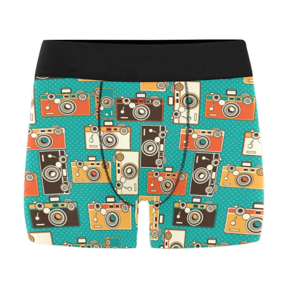 Camera Pattern Print Design 03 Men's All Over Print Boxer Briefs Men's Underwear