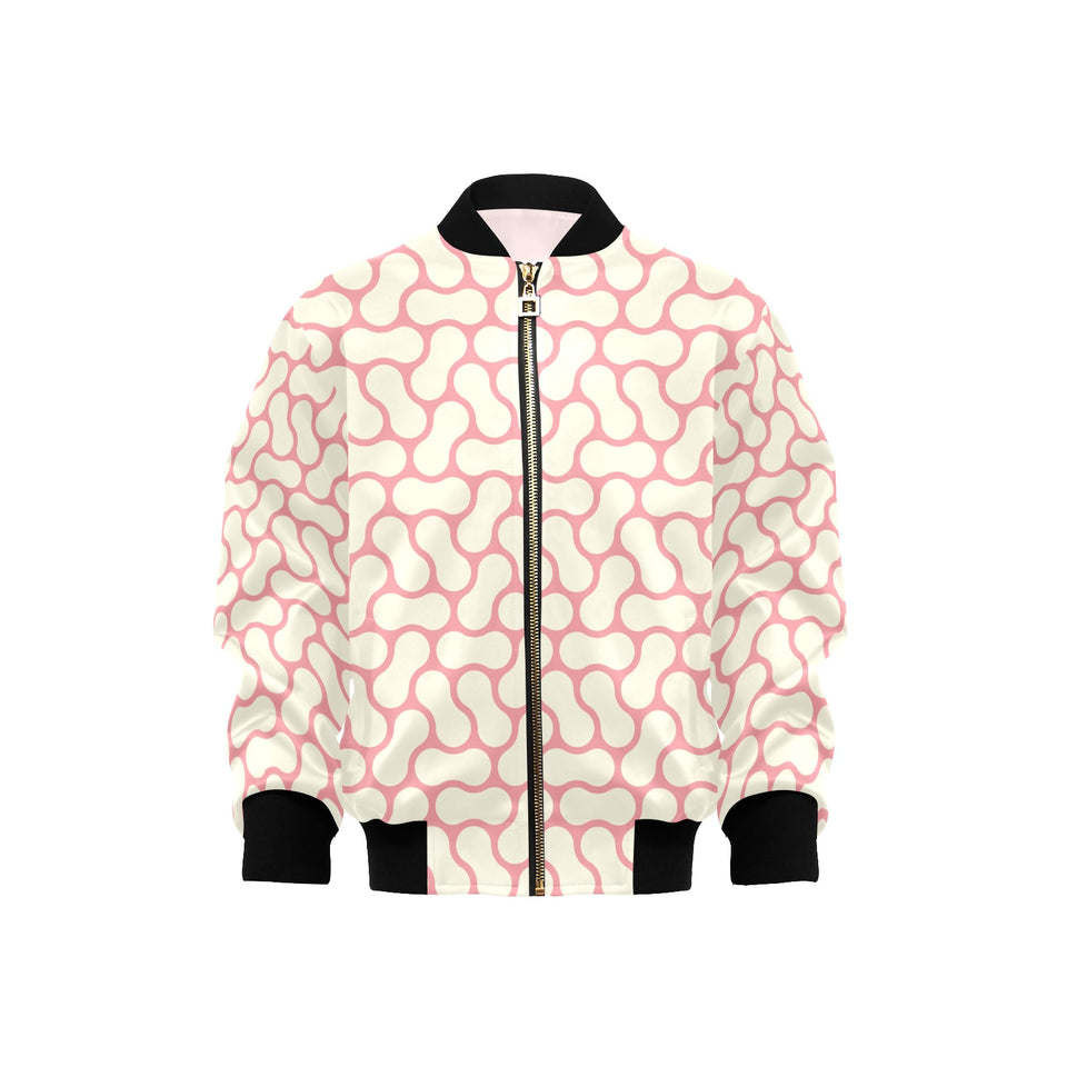 peanuts texture pattern Kids' Boys' Girls' Bomber Jacket