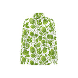 Hop design pattern Women's Long Sleeve Polo Shirt