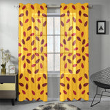 Passion fruit texture Gauze Curtain