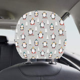 Cute Penguin christmas pattern Car Headrest Cover