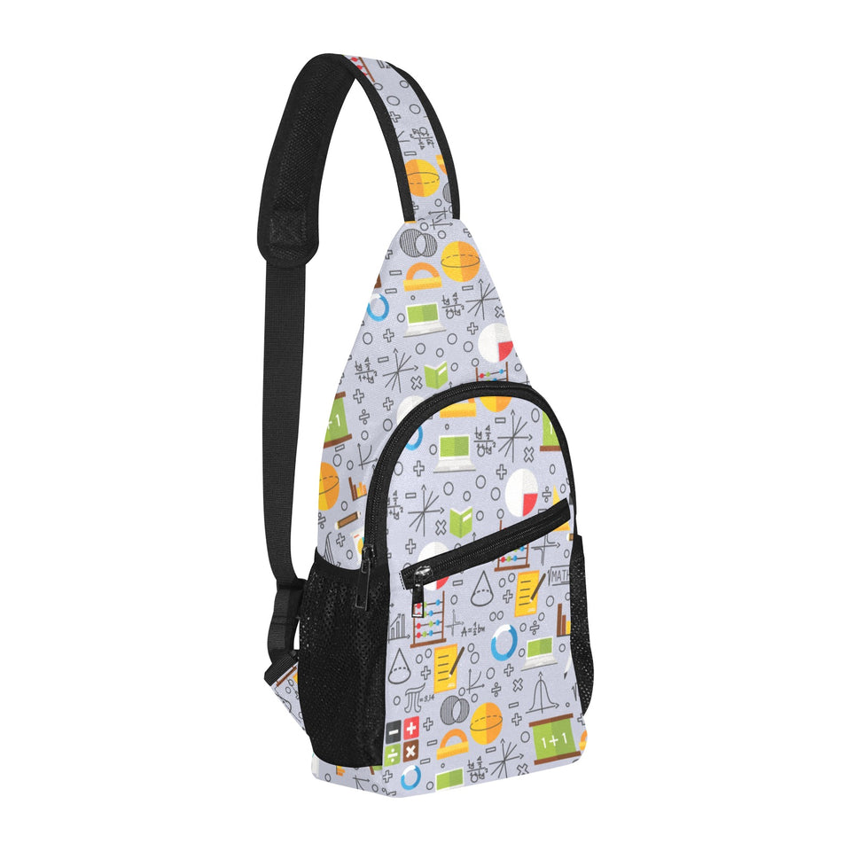 Math Pattern Print Design 04 All Over Print Chest Bag
