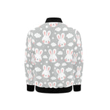 Rabbit cloud Pattern Kids' Boys' Girls' Bomber Jacket