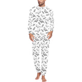 Pigeon Pattern Print Design 05 Men's All Over Print Pajama