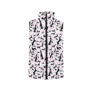 Greyhound Pattern Print Design 02 Men's Padded Vest