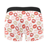 Lips Pattern Print Design 04 Men's All Over Print Boxer Briefs Men's Underwear