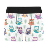 Cute owl pattern Men's All Over Print Boxer Briefs Men's Underwear