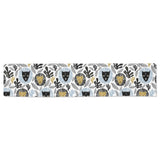 Lion Pattern Print Design 05 Table Runner