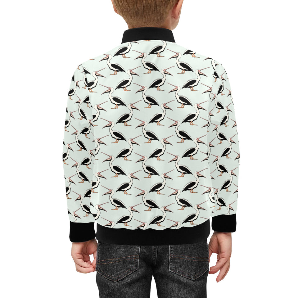 Pelican Pattern Print Design 02 Kids' Boys' Girls' Bomber Jacket