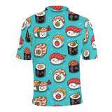 Cute sushi pattern Men's All Over Print Polo Shirt