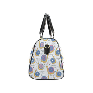 Snail Pattern Print Design 05 Travel Bag