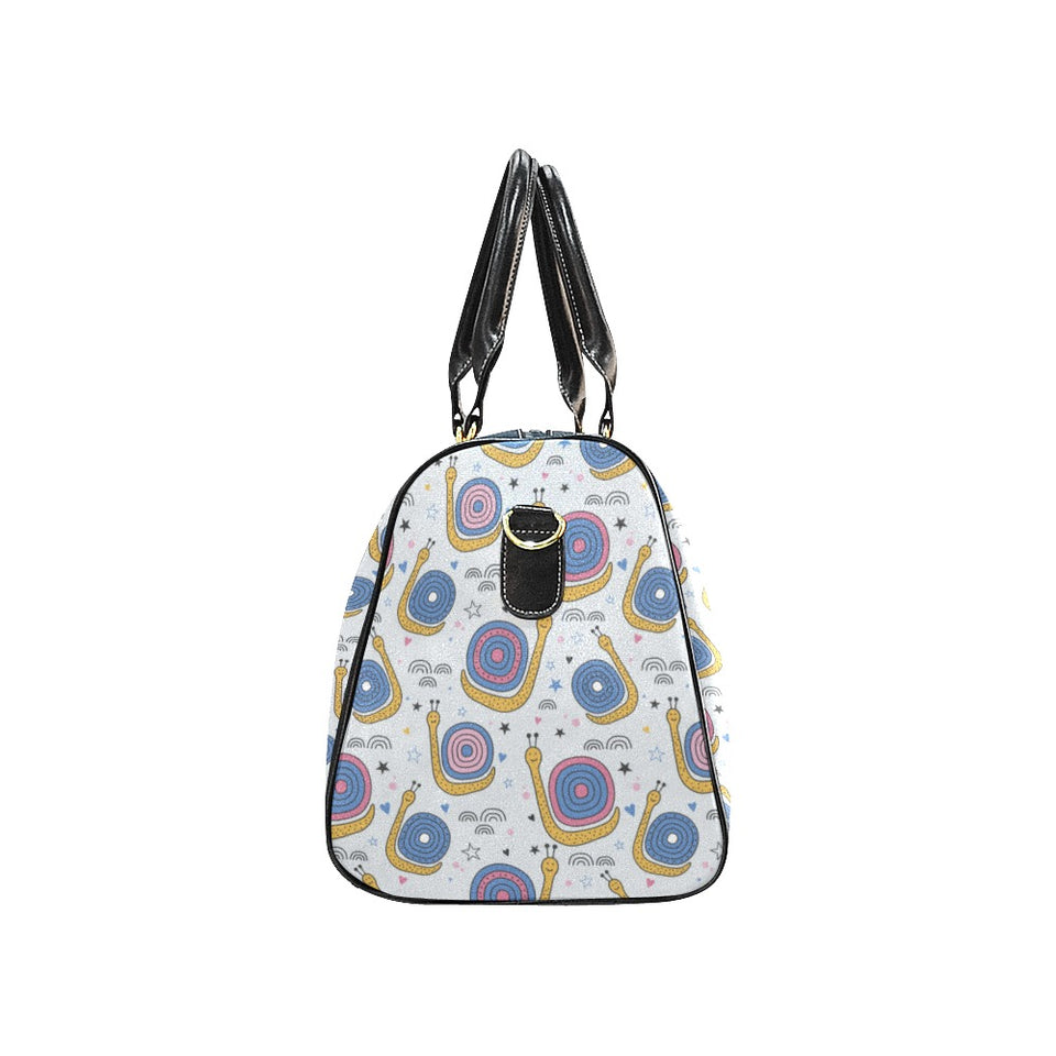 Snail Pattern Print Design 05 Travel Bag